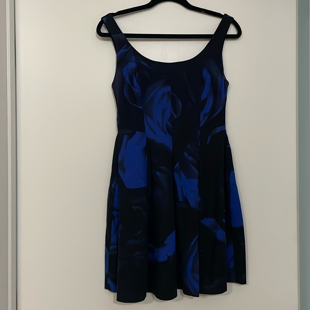Black and blue Gap dress